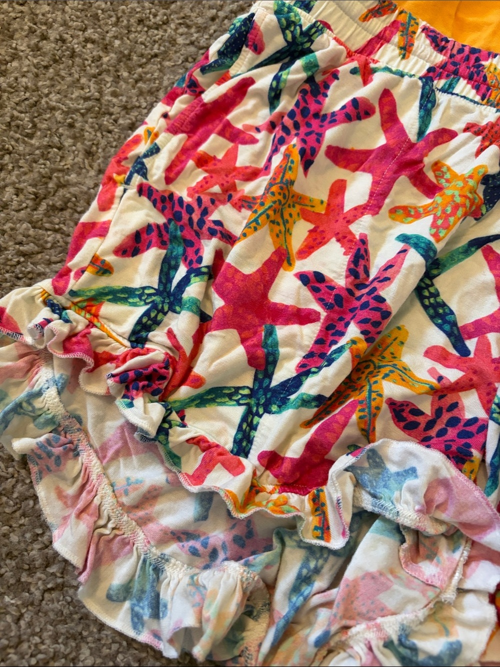 Soma Orange Camisole with Multicolor Starfish PJ Set - Picture 2 of 5